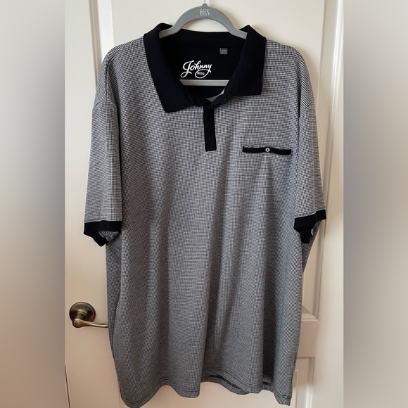Johnny Bigg Other - Johnny Bigg Black and White Polo shirt 3XL